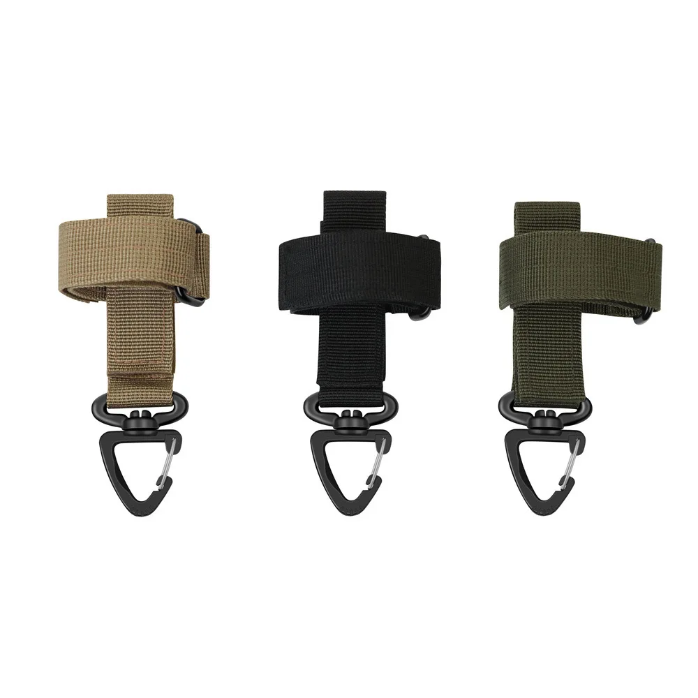 Multi-purpose Gloves Hanging Buckle Military Fans Outdoor Camping Tactical Gloves Mountaineering Rope Storage Buckle