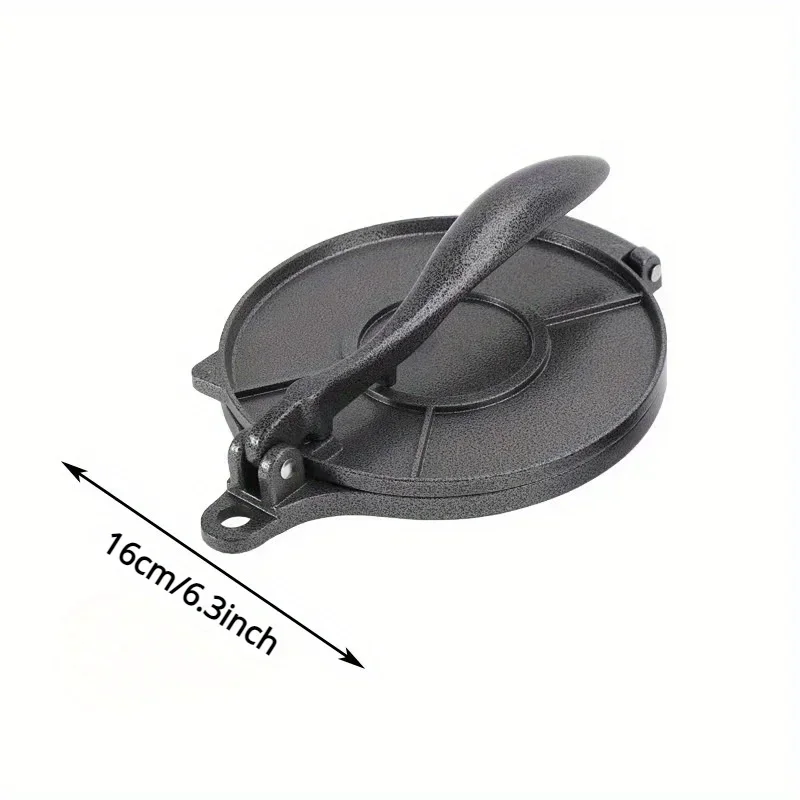 Aluminium Alloy Manual Corn Tortilla Press Maker, Pressing Tools, Kitchen Bakeware, Cooking Accessories, Dough, 16cm