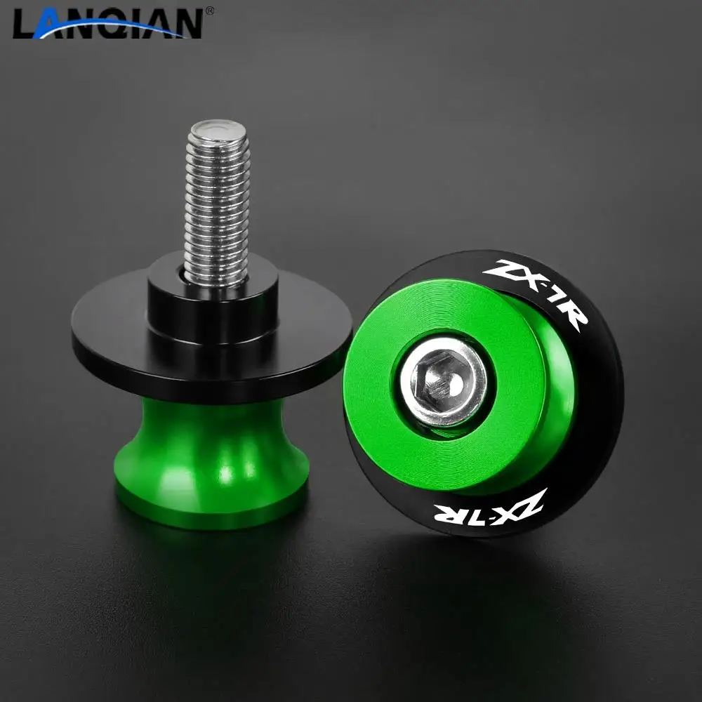 

For Kawasaki ZX7R ZX 7 R ZX7RR 1989 1990-2000 2001 2003 M8 Motorcycle Accessories CNC Aluminum Swingarm Spool Slider Stand Screw
