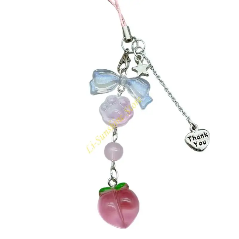 Stylish Sweet Phone Charm Key Pendant