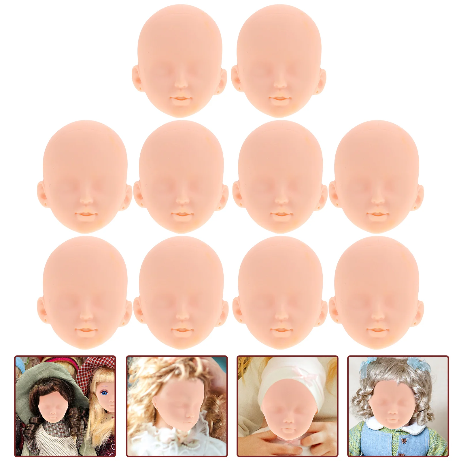 

Dress up Head Tiny Heads Toy Accessories for Kids Replacing Crafts Baby Practical Children's Toys