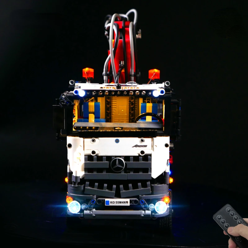 

LED Light for 42043 Mercedes-Benz Arocs Building Blocks Lighting Toys Only Lamp+Battery Box(Not Include The Model)