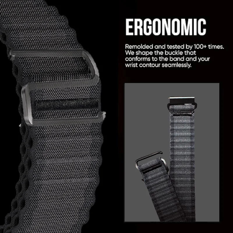 Universal Nylon Easy Fit Wristband, 20/22mm