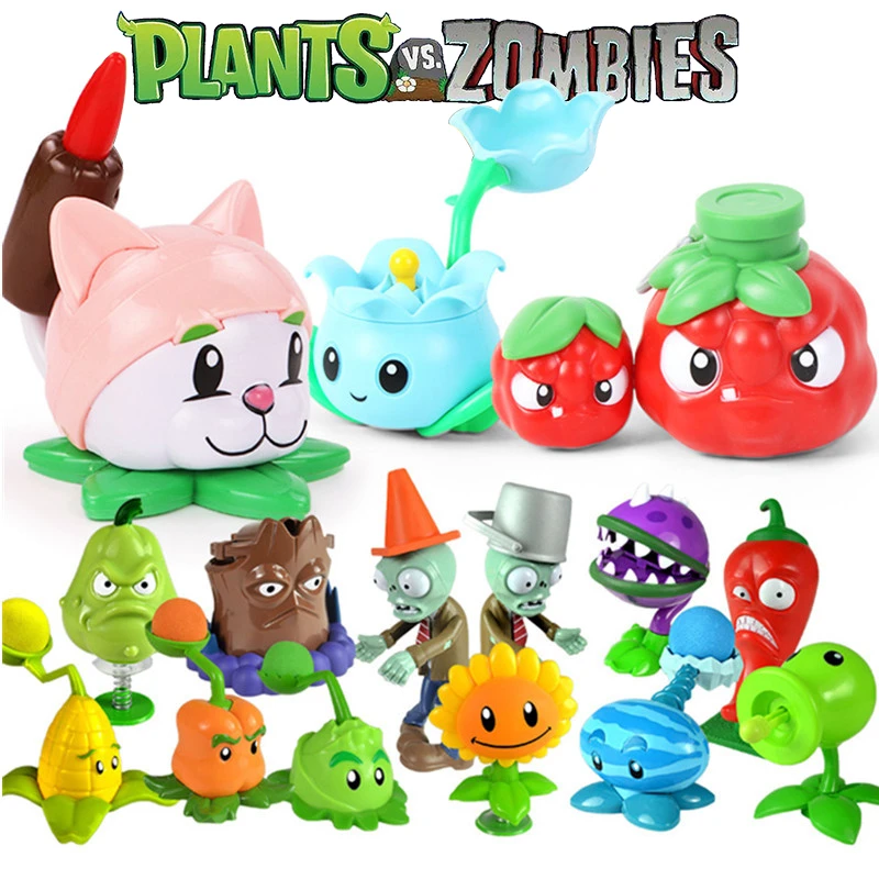 1pc Plants vs Zombies 2 Toys Set Series Original Anime Action Figures Soft  Silicone Zombie Birthday Christmas Gift Boy Children| | - AliExpress