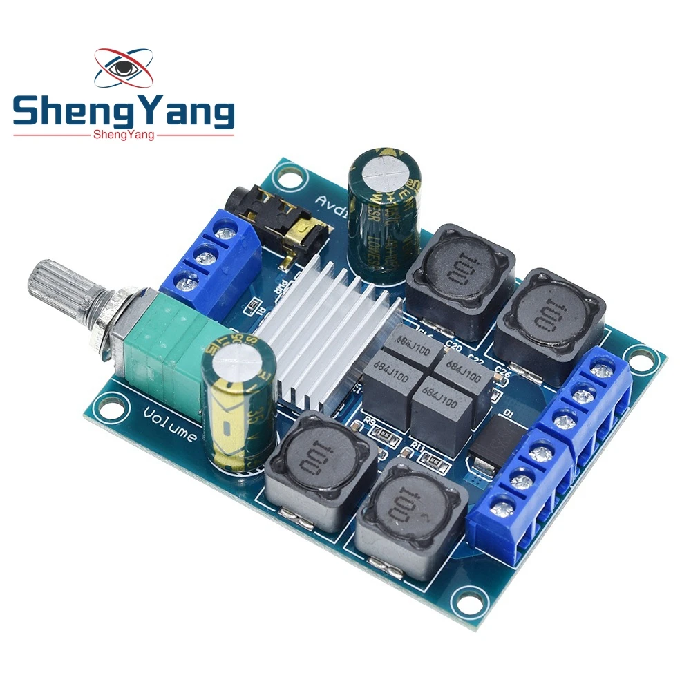 TZT 1/2/5PCS TPA3116 DC4,5 V-24V 2*50W Digital Audio Verstärker Bord TPA3116D2 Subwoofer Lautsprecher Verstärker