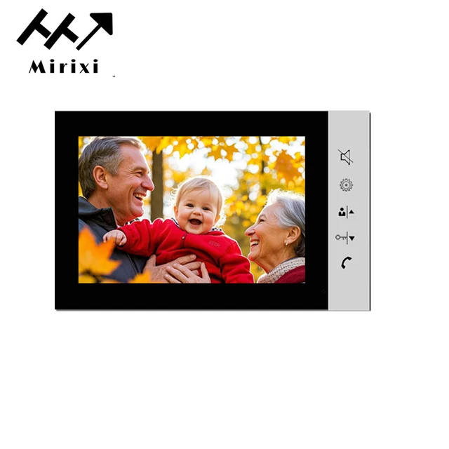 Mirixi 7 Inch Video Intercom Door Phone Doorbell with Camera RFID Unlock Wide Angle Multiple System  Door Access Control Night 3