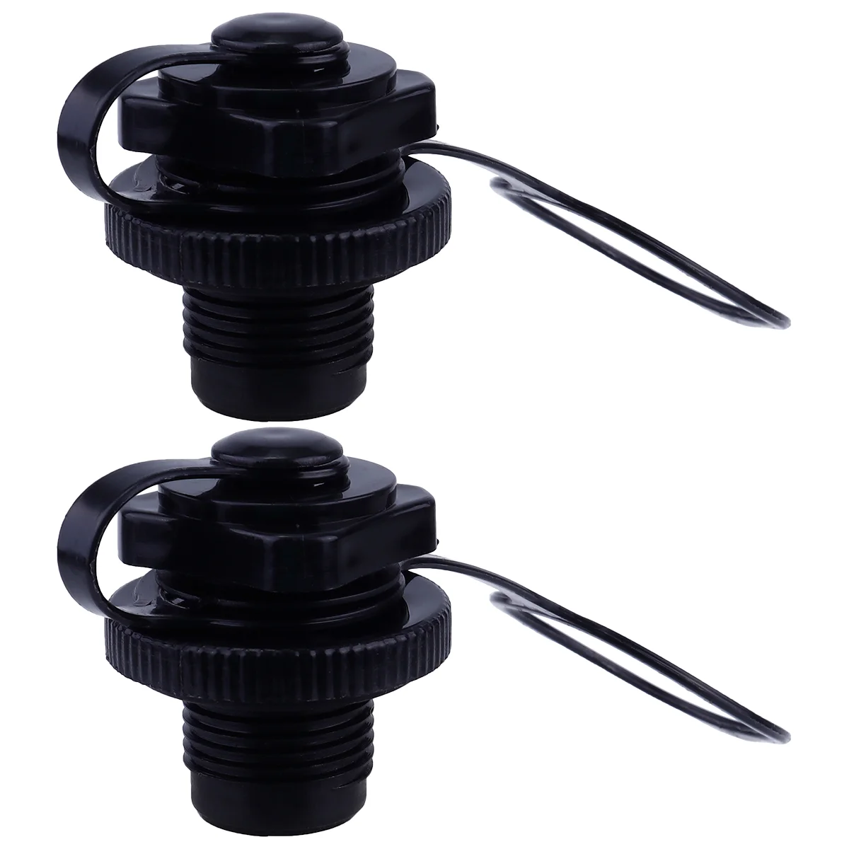 

2 PCS Kayak Air Valve Boston Screw Boat for Pvc Plug Inflatable Lovers Replacement
