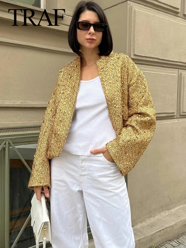 ジャケット GOLDEN  Woman Jacket Beige Golden Goose GWP02069 Woman Beige Jackets - Zuklat