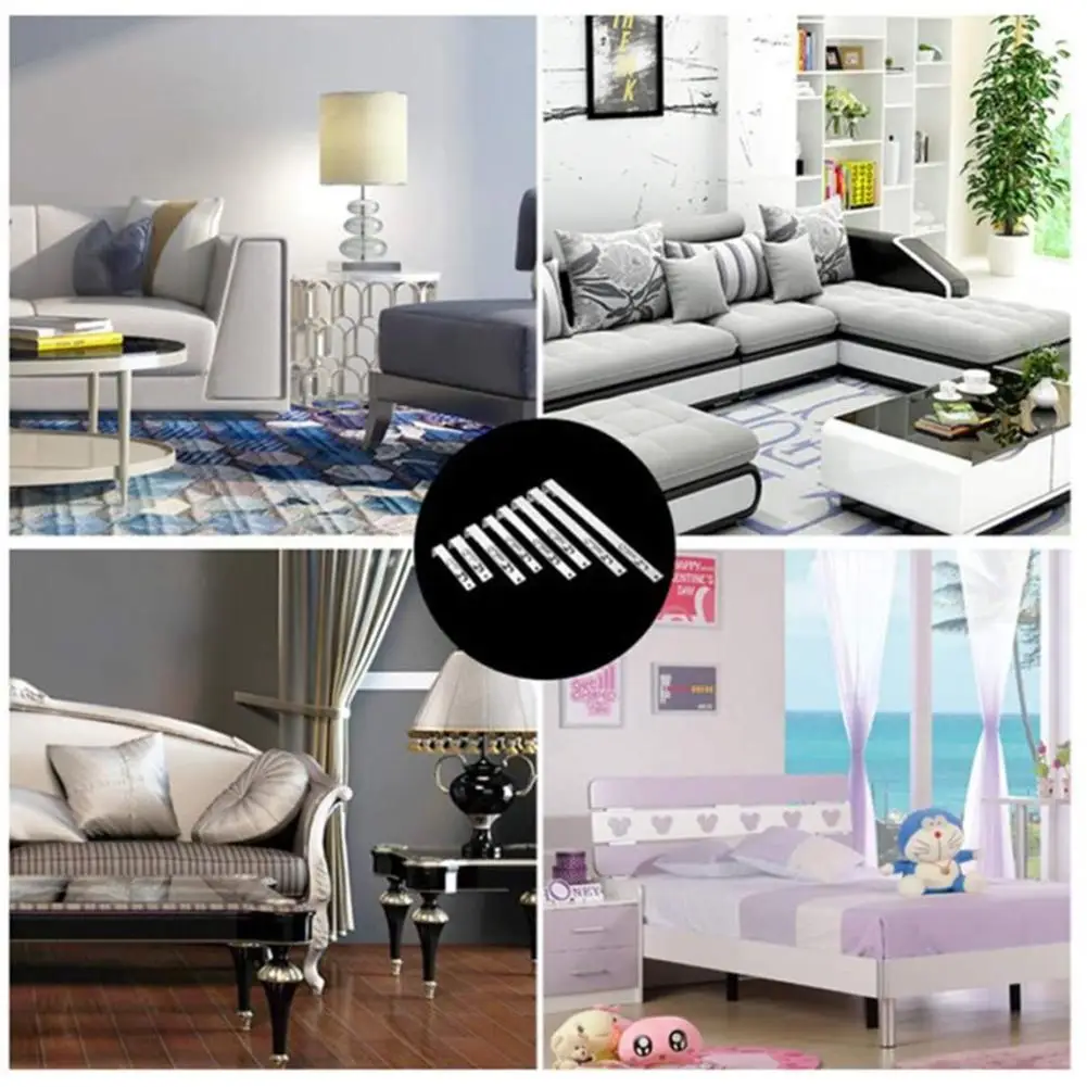 

Door Flush Bolt Accessories Composite Door Concealed Door For Home Guard Parts Patio Security Door Silver Universal