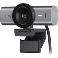 MX Brio Ultra HD 4K Collaboration and Streaming Webcam, 1080p at 60 FPS, Dual Noise Reducing Mics, Show Mode 1