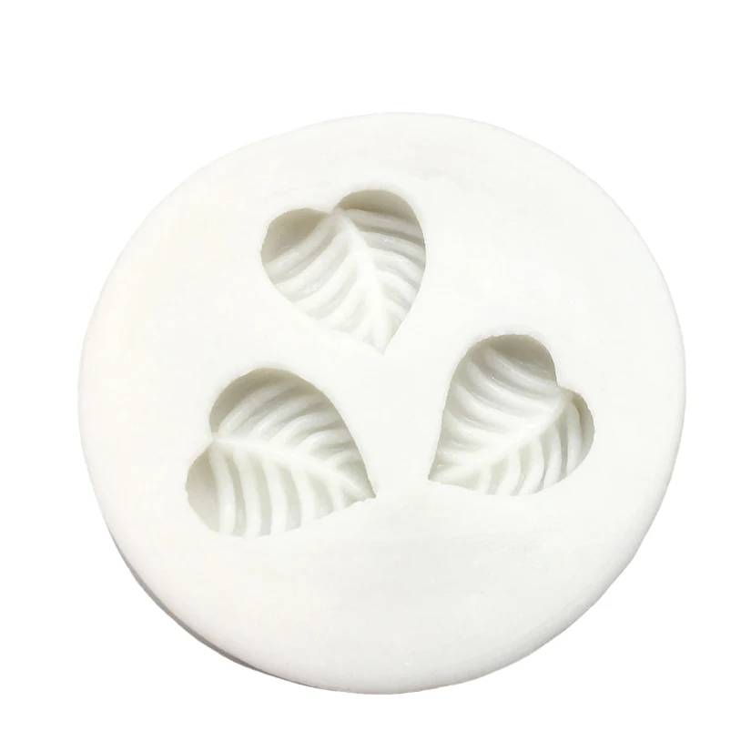 Rose Blatt Silikonform Sugarcraft Schokolade Cupcake Backform Fondant Kuchen Dekorieren Werkzeuge – Detail 7