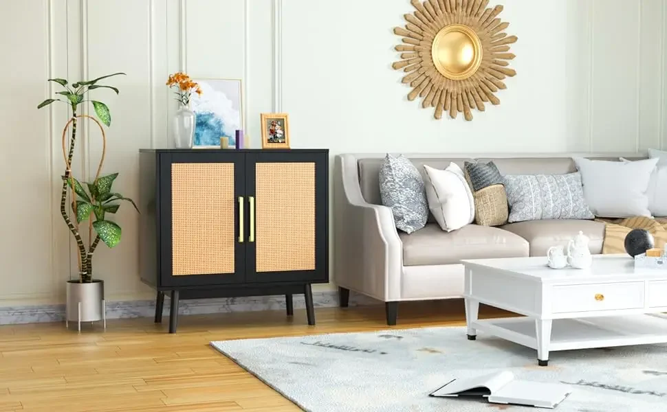 rattan cabinet