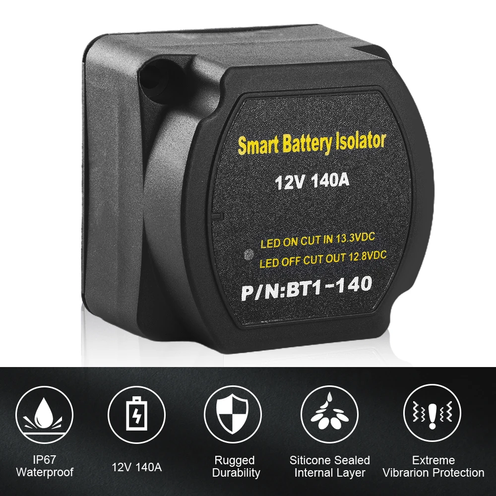 Smart battery isolator with jump rilobanking