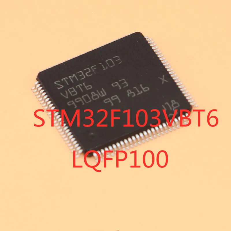 

1PCS/LOT 100% Quality STM32F103VBT6 STM32F103 LQFP-100 SMD MCU 32-bit microcontroller 128K In Stock New Original