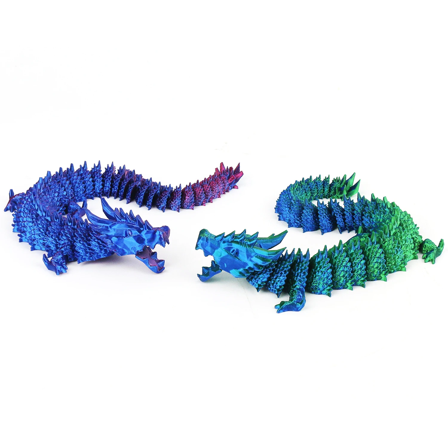 3D printed dragon figurine with movable joints, pressure relief toy, figurine model, collectible crafts 5