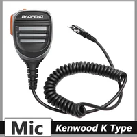 UV-5RH Pro Max Microphone Speaker Baofeng UV-K61 Waterproof Tangent Headset For Quansheng UV-K5 UV-K6 UV-5R PLUS Walkie Talkie 1