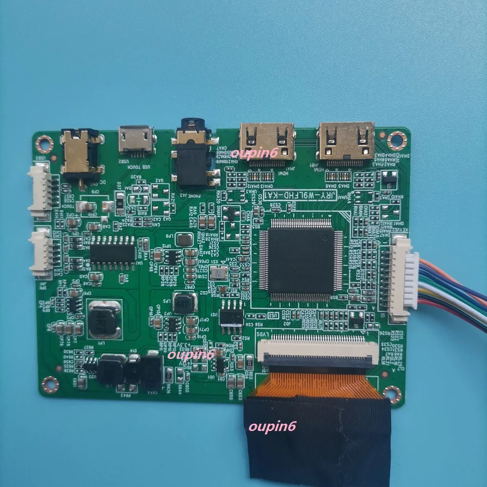 Compatível com Hdmi Micro Usb Lcd Controller Board Monitor Kit Tela Led Mini B156xw02 v2 Hw4a 15.6 1366x768 40pin - Imagem 2