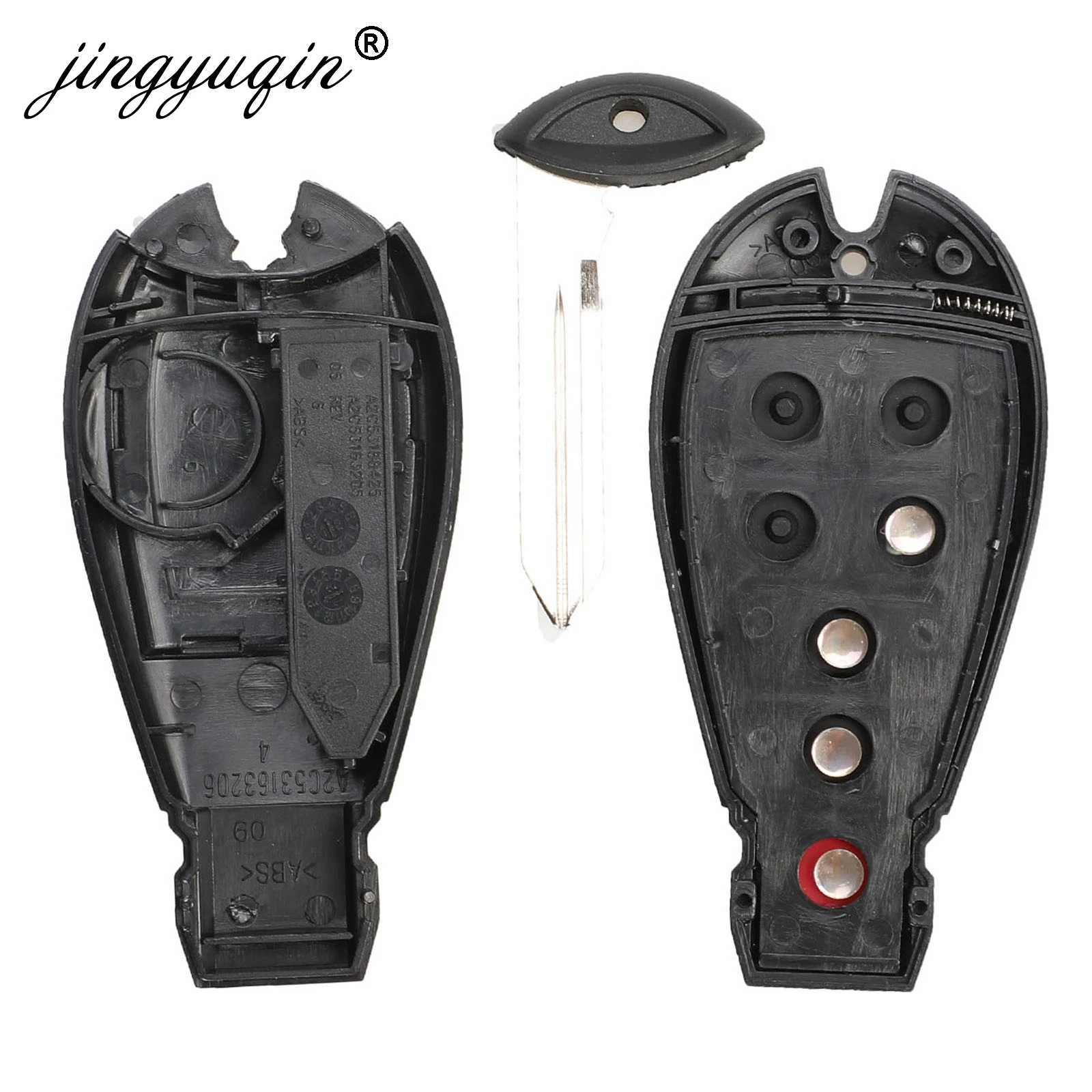 jingyuqin-10pcs-Remote-Key-Shell-Case-For-Jeep-Grand-Cherokee-Chrysler-300-Town-Country-Dodge-Challenger.jpg Keyforkess 10pcs Remote Key Shell Case For Jeep Grand Cherokee Chrysler 300 Town & Country Dodge Challenger Charger Journey Fob - jingyuqin 10pcs Remote Key Shell Case For Jeep Grand Cherokee Chrysler 300 Town Country Dodge Challenger