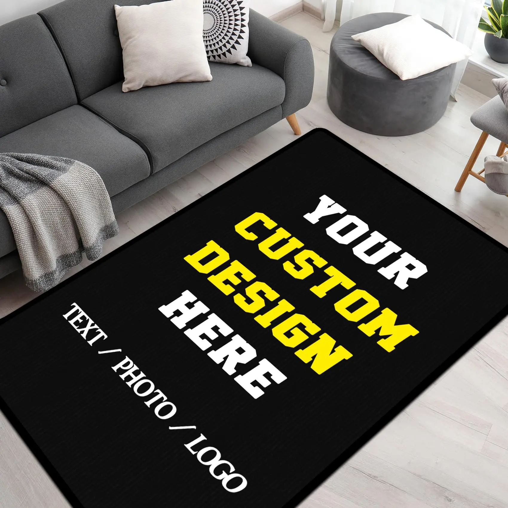 Custom Personalized Photo Rug 1