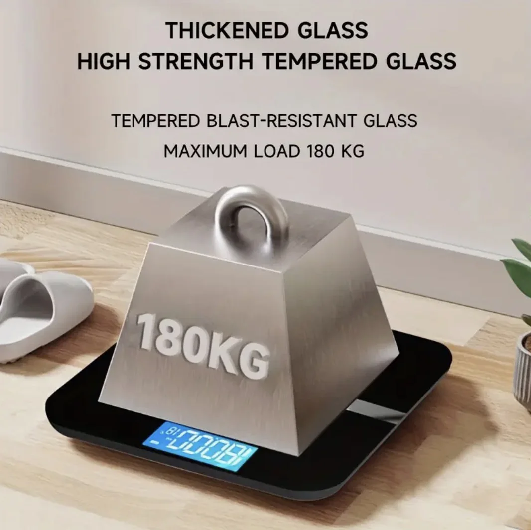Design migliorato + pannello ingrandito, bilancia elettronica ad alta resistenza e precisione da 400 libbre, digitale intelligente_voghion.com
