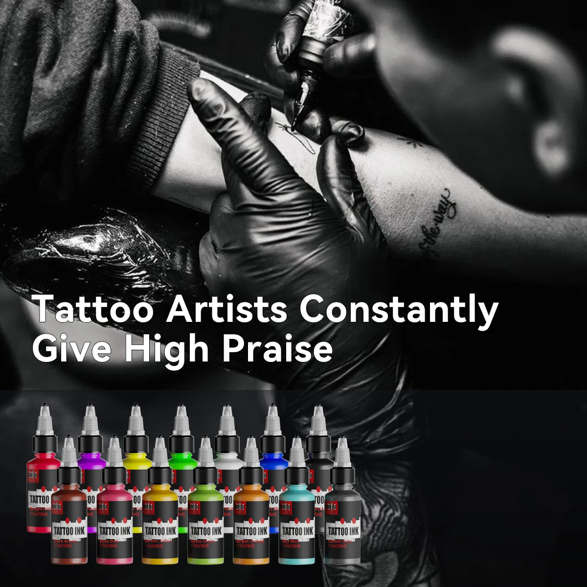 15ml 14Colors Body Art Tattoo Ink Pigment Professional Beauty Paints Makeup Tattoo Supplies Semi-permanent Supplies tattoo ink tattoo ink pigment