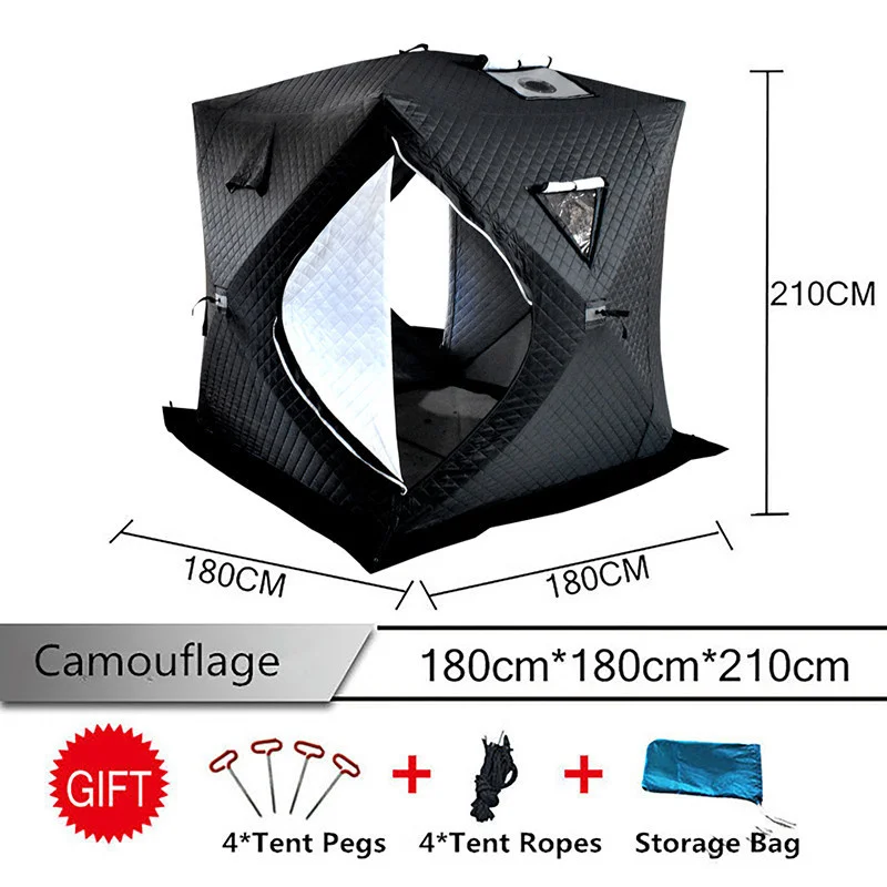 Winter Fishing Camping Tent Cotton Ice Fishing Tent Outdoor Sauna Tent