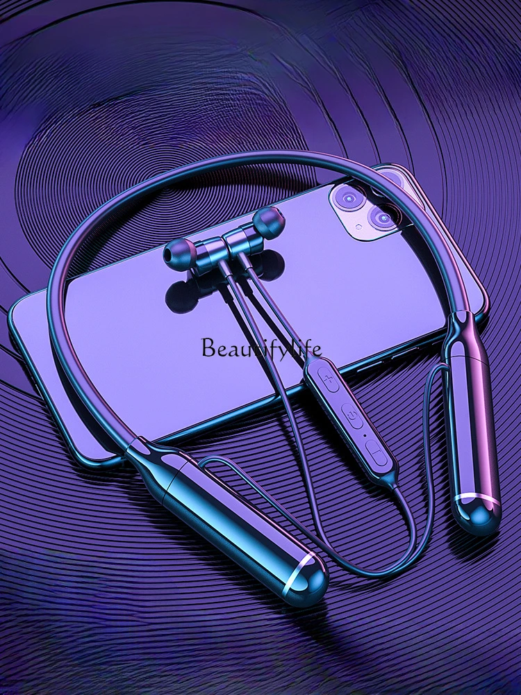 

200 Hours Long Endurance Bluetooth Headset Neck Halter in-Ear Noise Reduction 2023 Game Sports