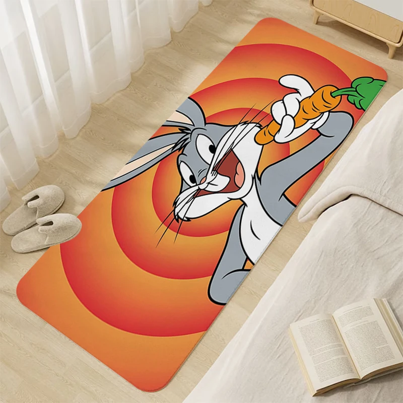

Custom Rug A-Bugs Bunnys Aesthetic Rug Baths Funny Doormat Entrance Door Kitchen Mat Sleeping Room Rugs Anime Carpet for Bedroom