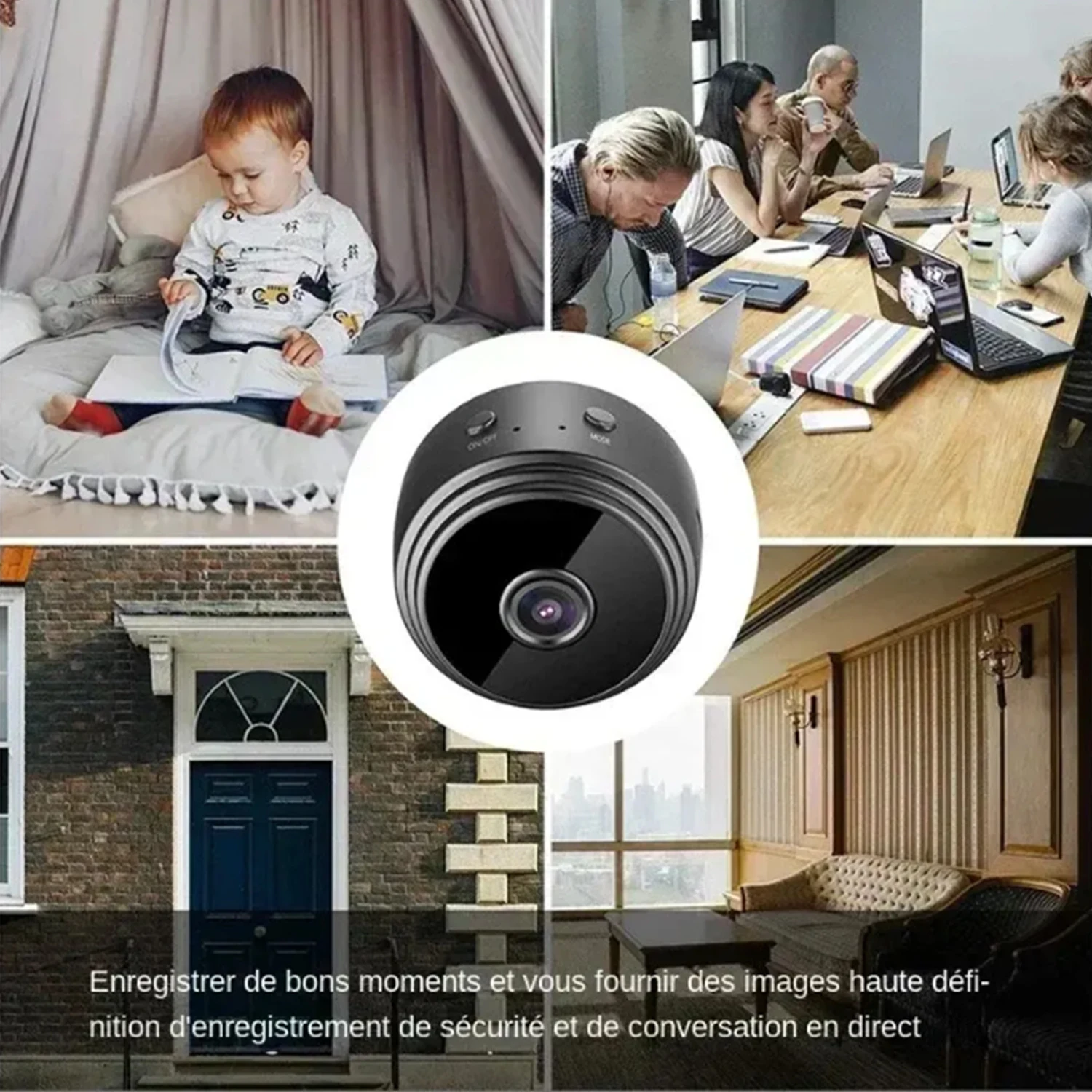 1080P A9 Mini Wifi Camera Magnetic Network Security IP Camera Night Vision Wifi Wireless Portable Infrared Video Voice Record 2