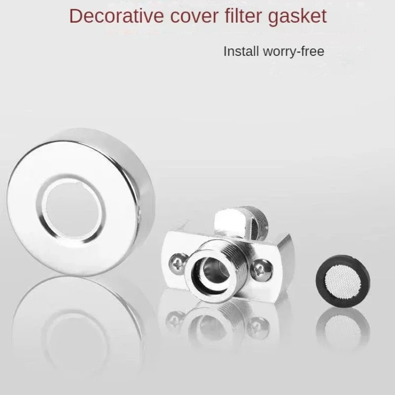 Universal curved foot shower faucet installation accessories lengthened adjustable angle shower valve universal curved foot