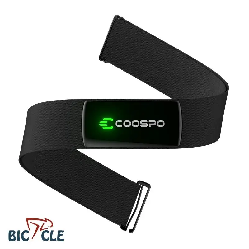 Coospo H9Z Cardiofrequenzimetro Ricaricabile Cinturino Toracico Sensore Hr Hrm Bluetooth5.0 Ant + Ip67Uso Impermeabile Per Garmin/Wahoo/Zwift