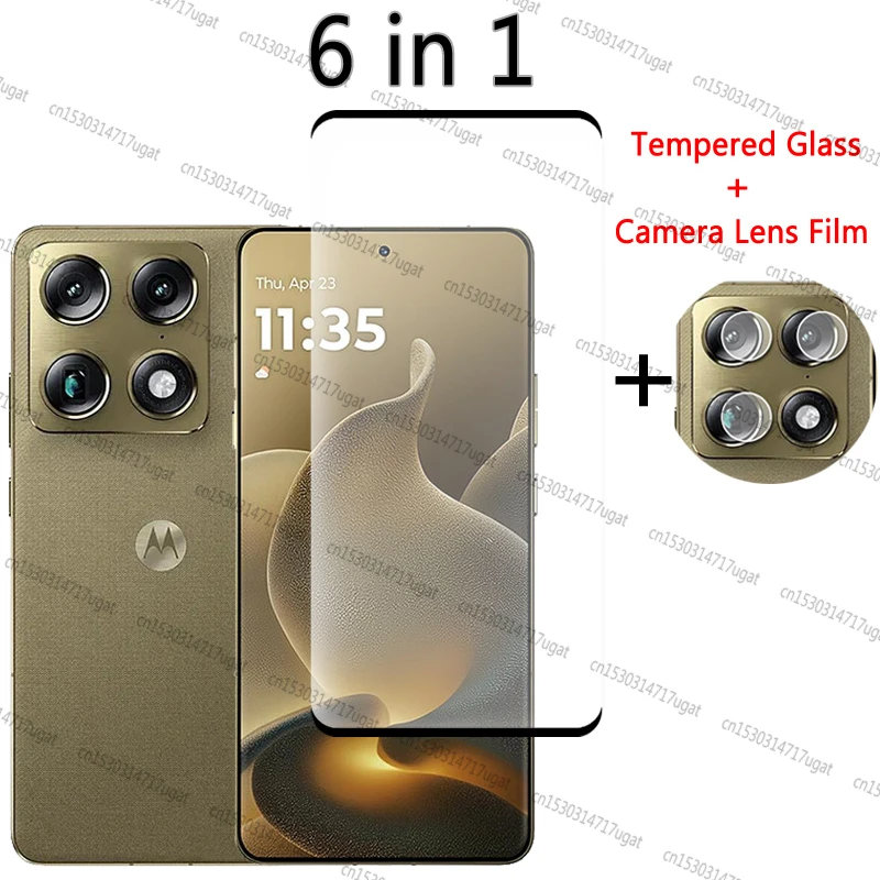 Premium Full Cover Tempered Glass Screen & Camera Lens Protector
