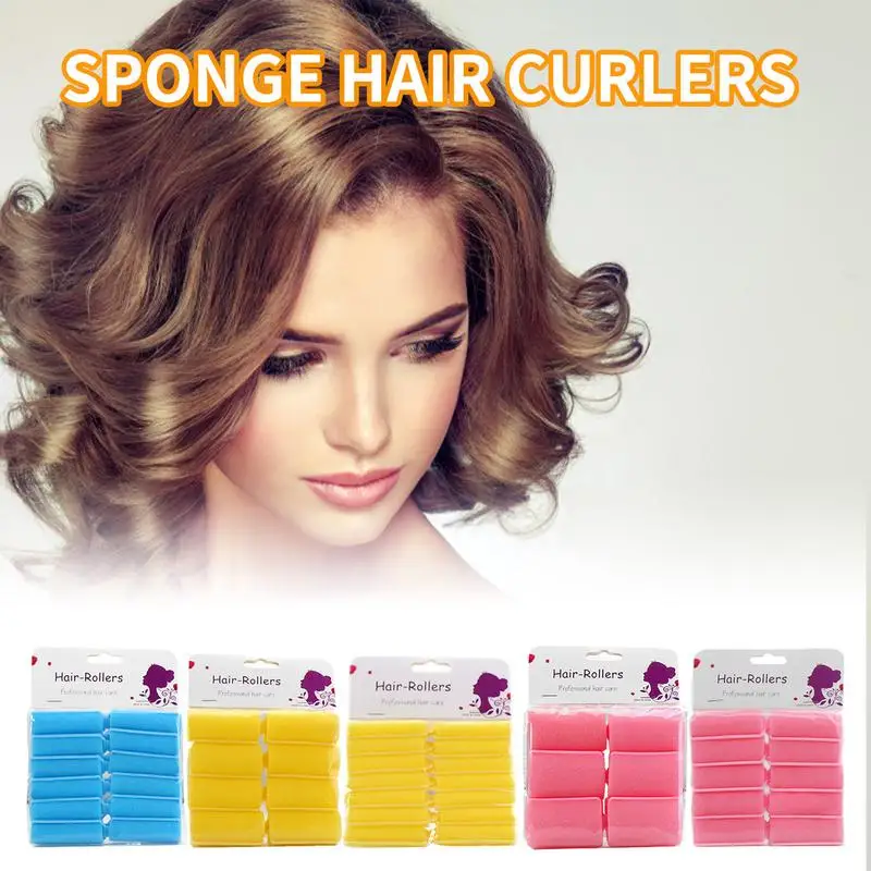 

Hair Rollers Heatless Curlers Hair Curlers To Sleep In Soft Sleeping Hair Curlers Flexible Hair Styling Curlers Sponge Curlers
