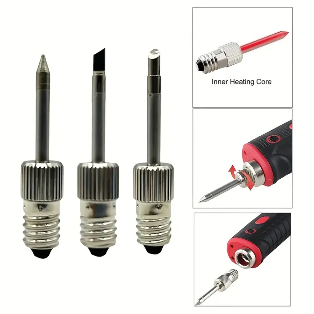 Soldering Iron Tips 1pc E10 Interface USB Soldering Iron Head Replacement Tips For Welding Outdoor