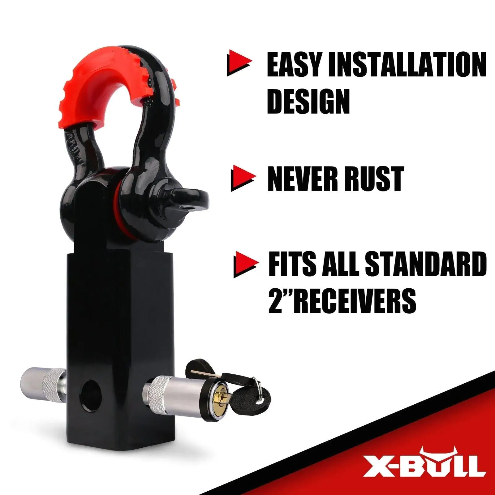 X-BULL Winch Recovery Kit 13PCS Recovery tracks /Snatch Strap Off Road for X4
