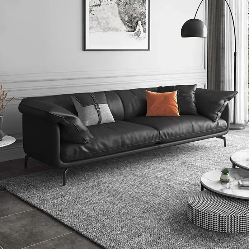 

Italian Minimalist Sofa Air Modern Living Room Luxury Lazy Sofa Lounge Floor Nordic Moveis Para Casa Garden Furniture Sets GM