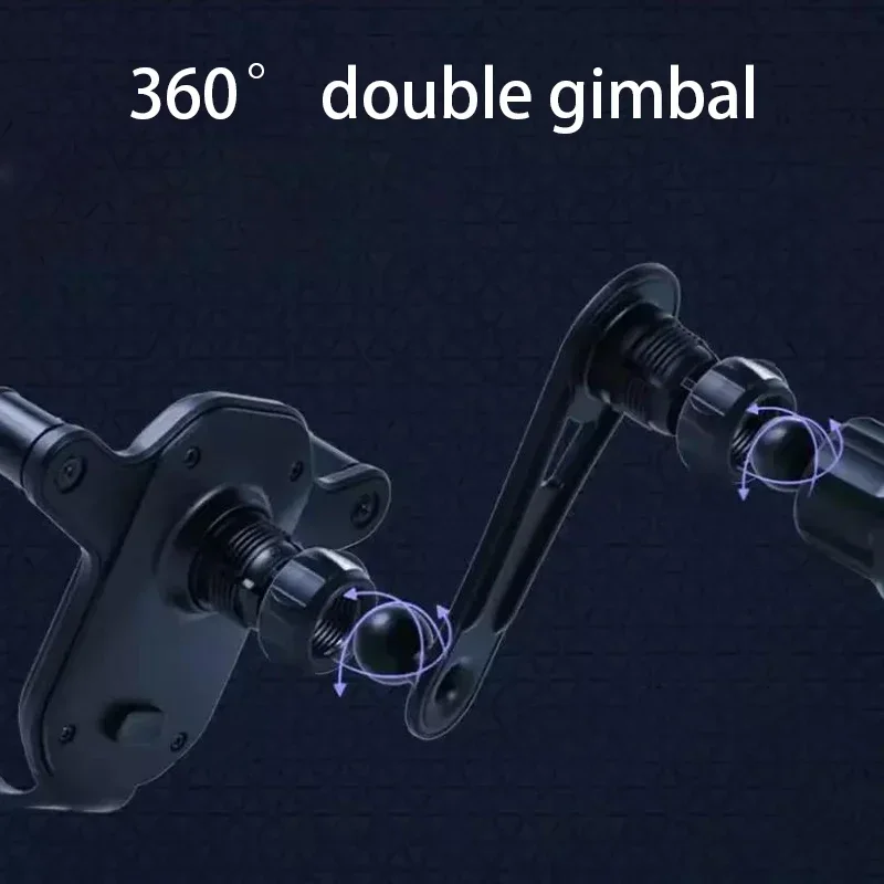 Gravity Car Phone Holder Air Vent Hook Phone Mount 360-Degree Rotation Smart Phone Holder for Car One Hand Placement for iphone