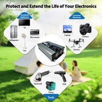 Kit Système Solaire SOECOPO 30000W avec Panneau Photovoltaïque 600W, Onduleur 12V/24V vers 110V/220V et Contrôleur 100A pour Maison et Camping 3