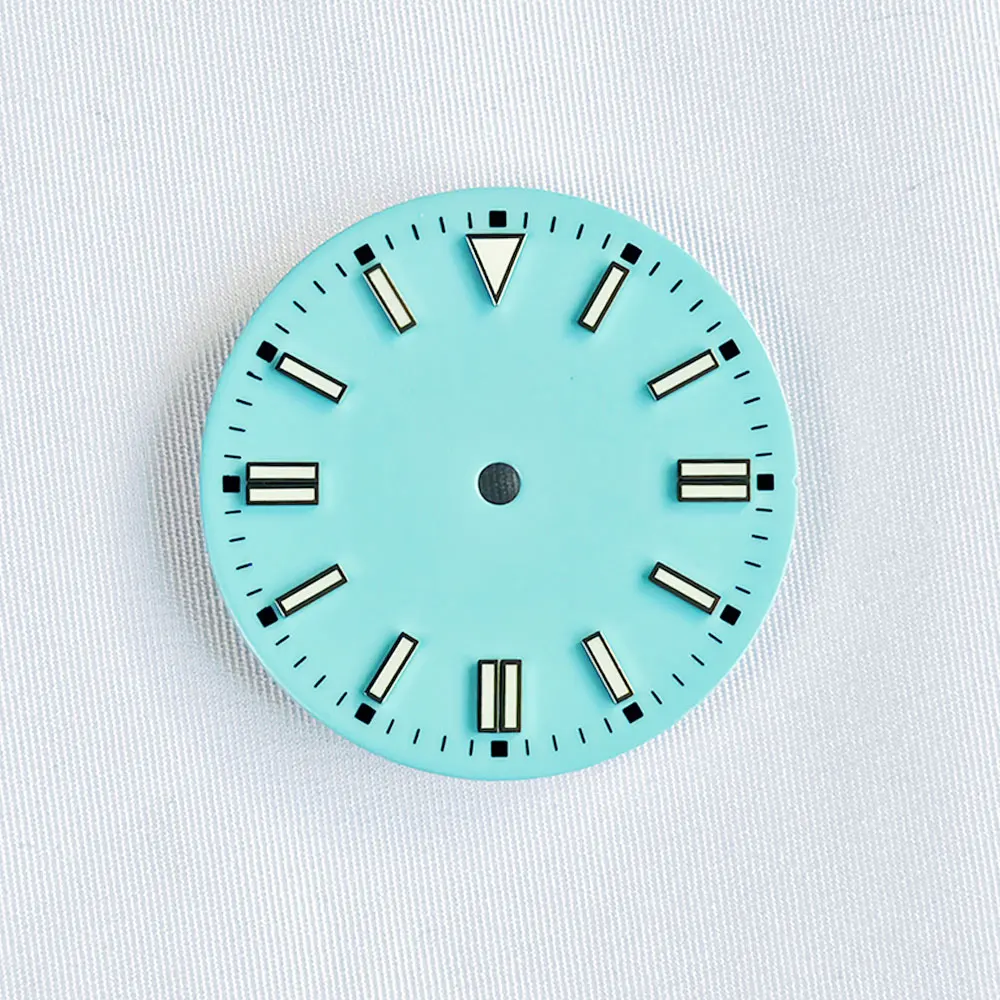 Multicolor Luminous Watch Dial - 28.5mm No Logo Design