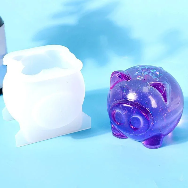 DIY Epoxy Pig Decoration Silicone Mold for Home Decoration