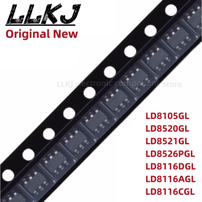 

Набор схем LD8105/8520/8521/8526/8116 GL/PGL/DGL/AGL/CGL SOT23-6, 1 шт.