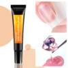 Quick-Dry Nail Glue，Semi solid Super Strong Adhesive For Press-On Nails，Rhinestones，Acrylic Nails，Fake Nail，No need UV/LED Cured 1