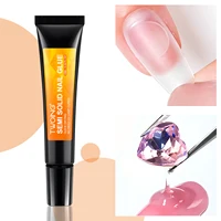 Quick-Dry Nail Glue，Semi solid Super Strong Adhesive For Press-On Nails，Rhinestones，Acrylic Nails，Fake Nail，No need UV/LED Cured 1