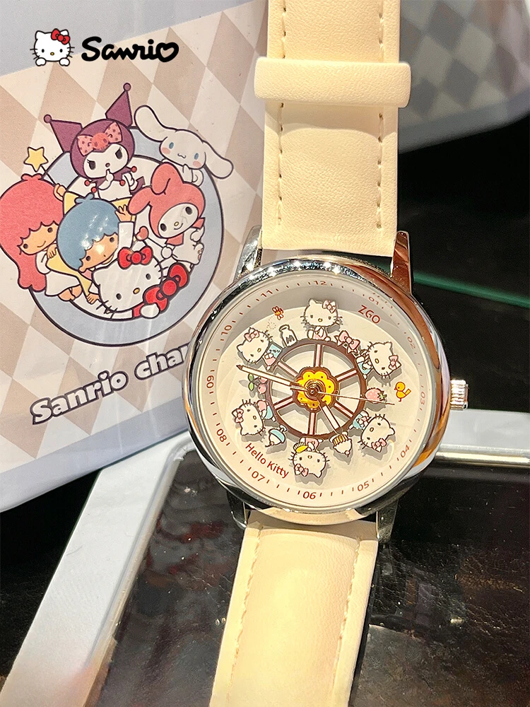 hellokitty-genuine-hellokitty-carousel-watch-kids-new-year-gift-for-middle-and-high-school-students