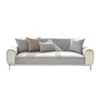 1PC Cotton Linen Sofa Cover Solid Color Non-slip Sofa Cushion Four Seasons Universal  L Shape Sofa Cover for Living Room home 5