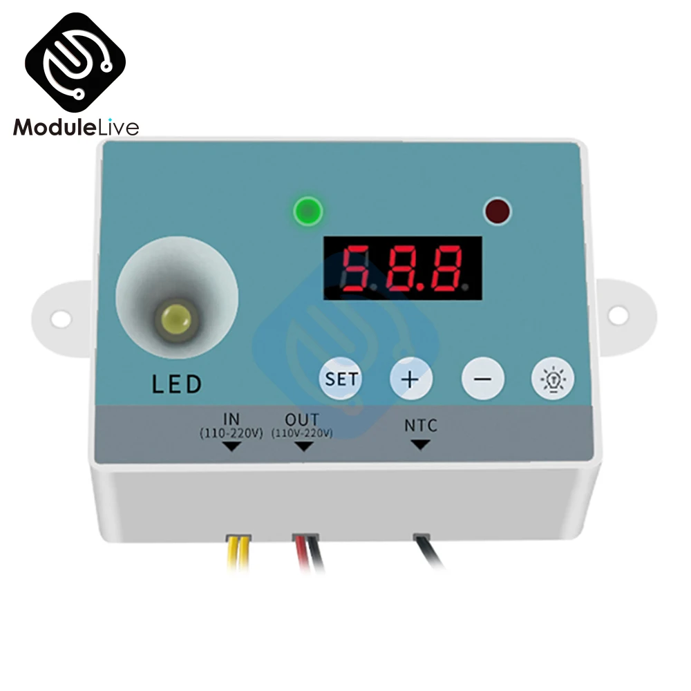 

WHT-01 Heating Cooling Temperature Controller HTMC-1 Digital Home Brewing Controller Independent Control Thermostat AC 110V-220V