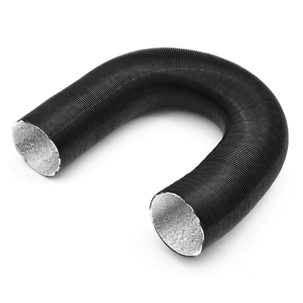 Adjustable Length Air Diesel Parking Heater Duct Hose - 25mm to 75mm Diameter, Extendable up to 500cm