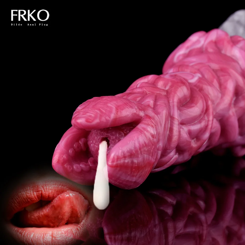 Female Orgasm Squirting Monster Dildo Ejaculate Anal Plug Masturbator Sex  Toys | eBay