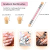 Sponge Nail Brush Picking Dotting Gradient Pen Brush Double Head Sponge Nail Brush Handle Acrylic Nail Painting Brush 2