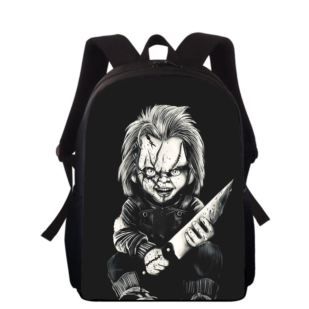 Charles Lee Ray Chucky 16" 3D Print Kids Backpack Primary School Bags for Boys Girls Back Pack Students School Book Bags 5